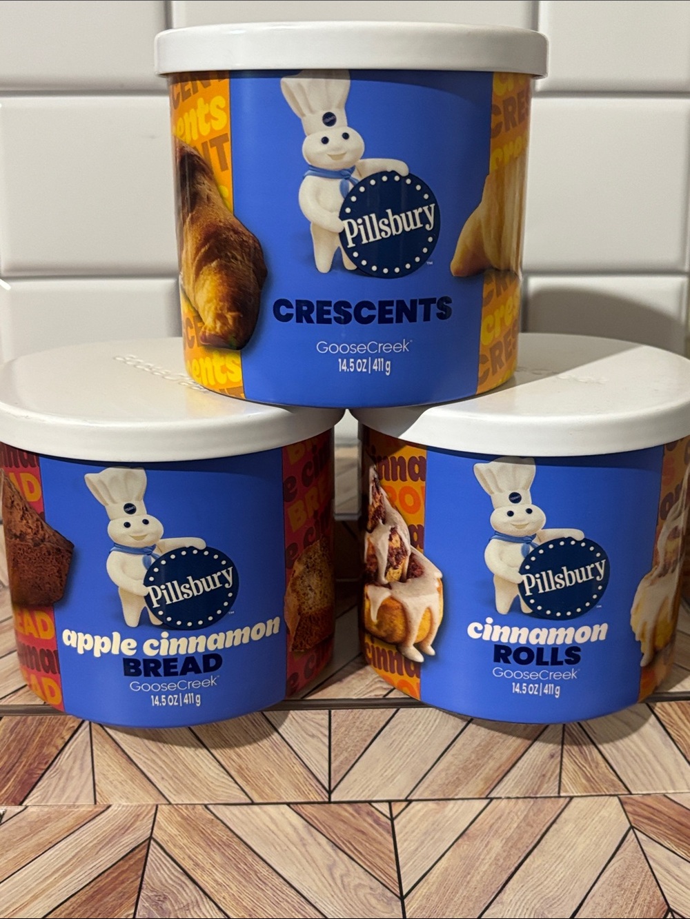 Pillsbury 3wick Candle Trio!